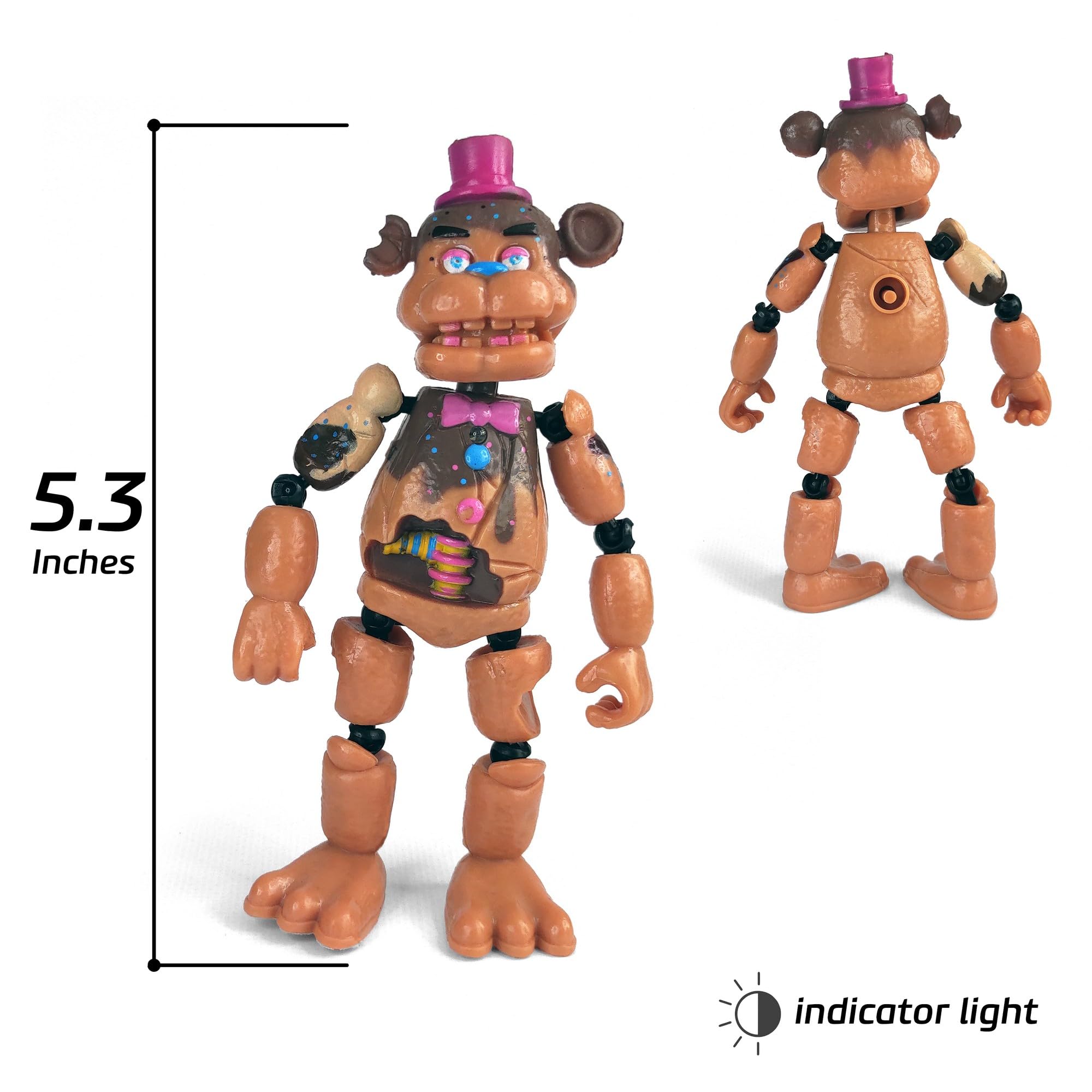 Toysvill Chocolate Chica action figure with durable paint for long-lasting display