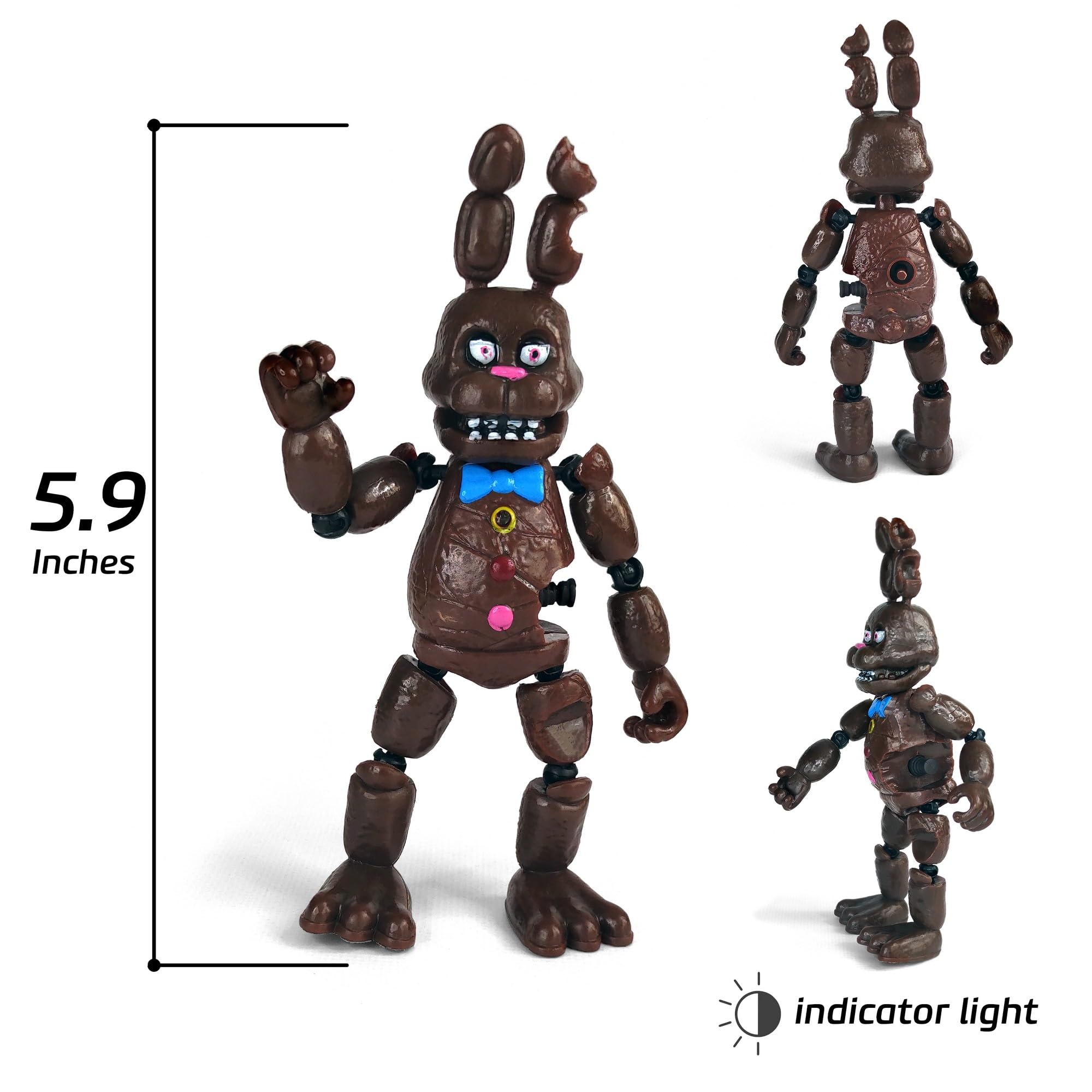 Toysvill FNAF chocolate set packaging in an OPP bag for neat unboxing