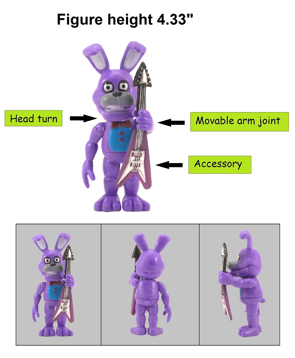 Toysvill Bonnie figure with articulated limbs for dynamic posing.