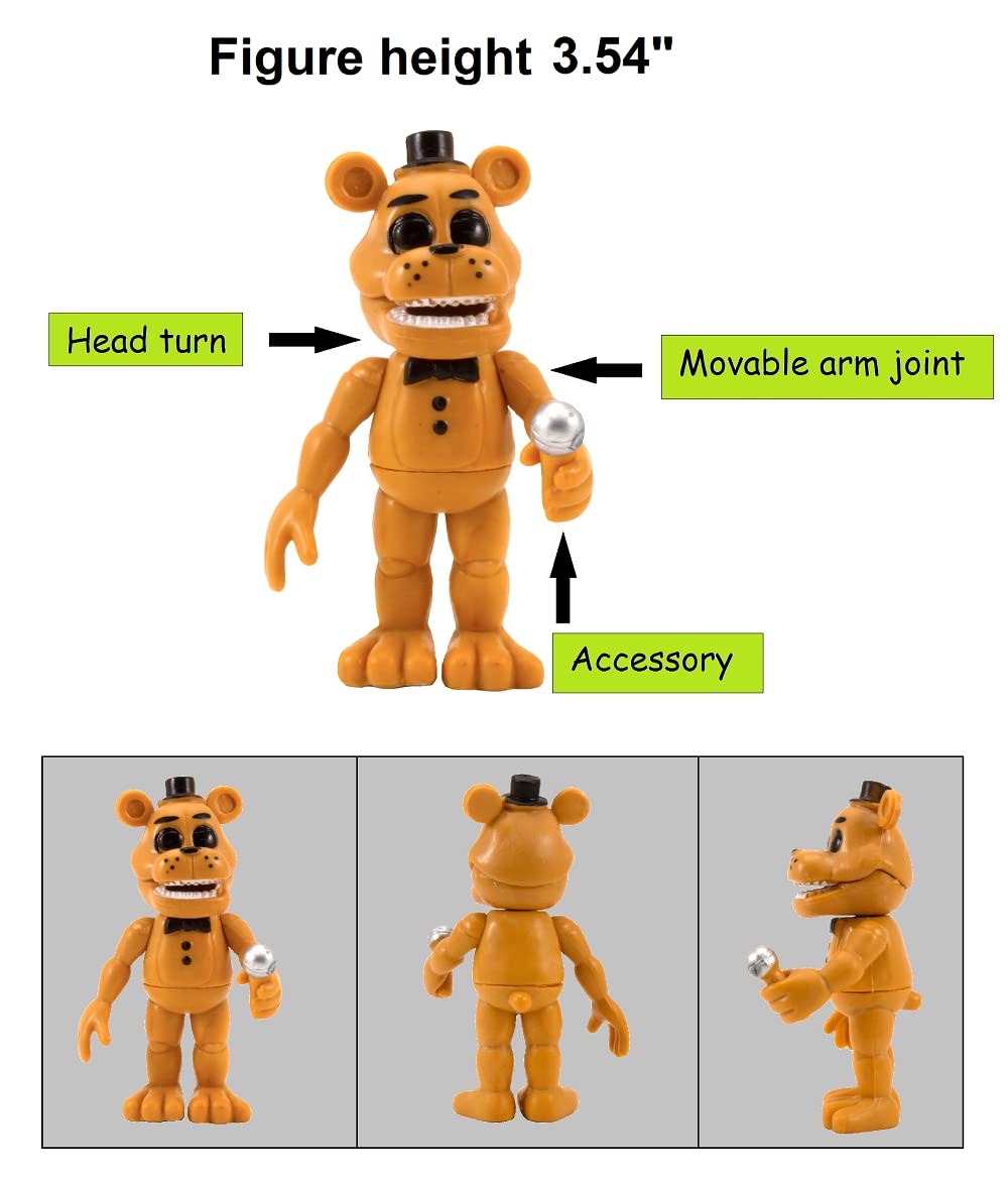 Toysvill FNAF cake toppers and party decor for themed celebrations.