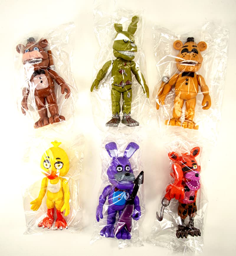 Toysvill FNAF figures crafted from safe PVC for durable display.