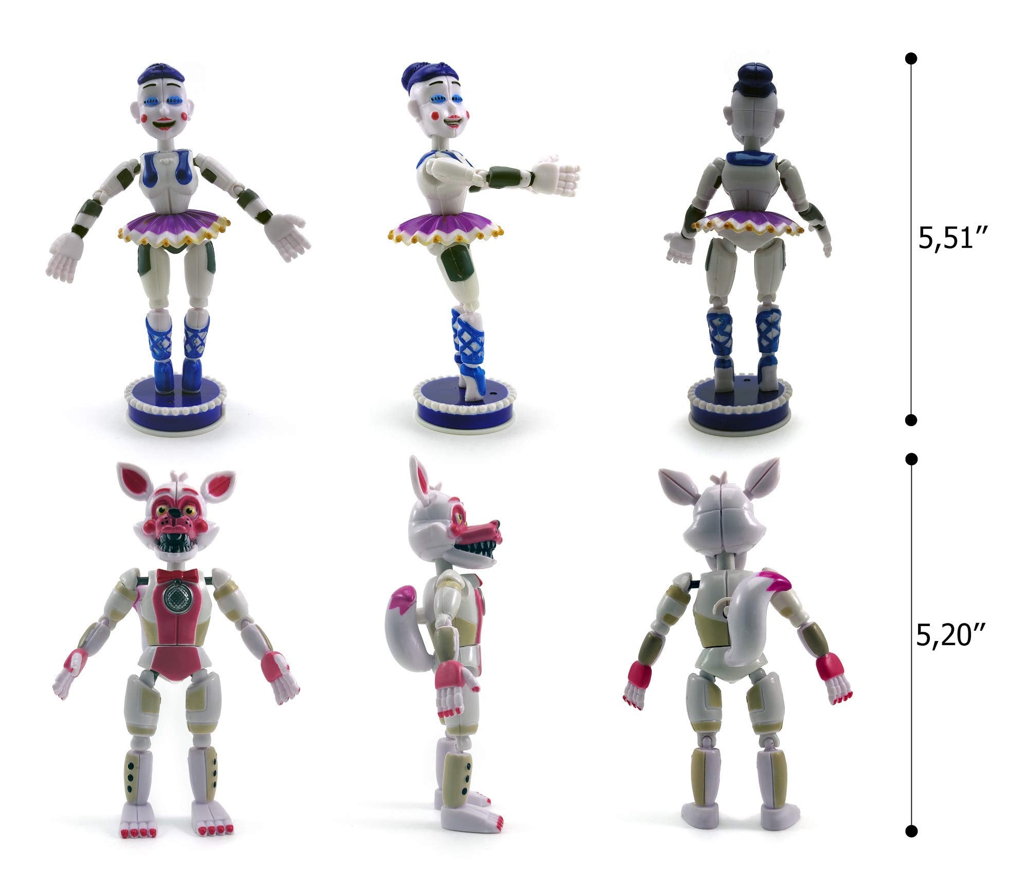 ToysVill assembly parts set for customizable action figure setups