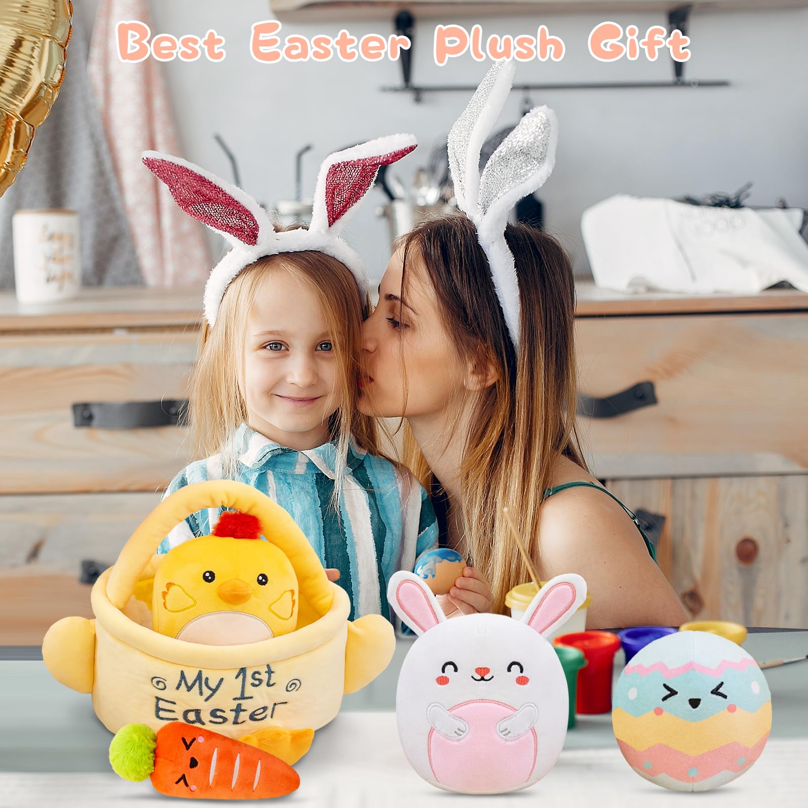TOYSYM My First Easter Basket Decoration for festive Easter parties