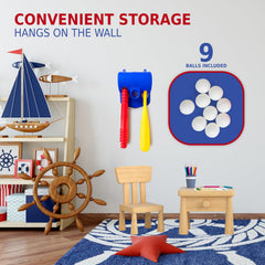 ToyVelt wall-hang design saves space and clutter