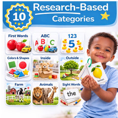 TOYVENTIVE laminated wipe-clean cards endure daily use.