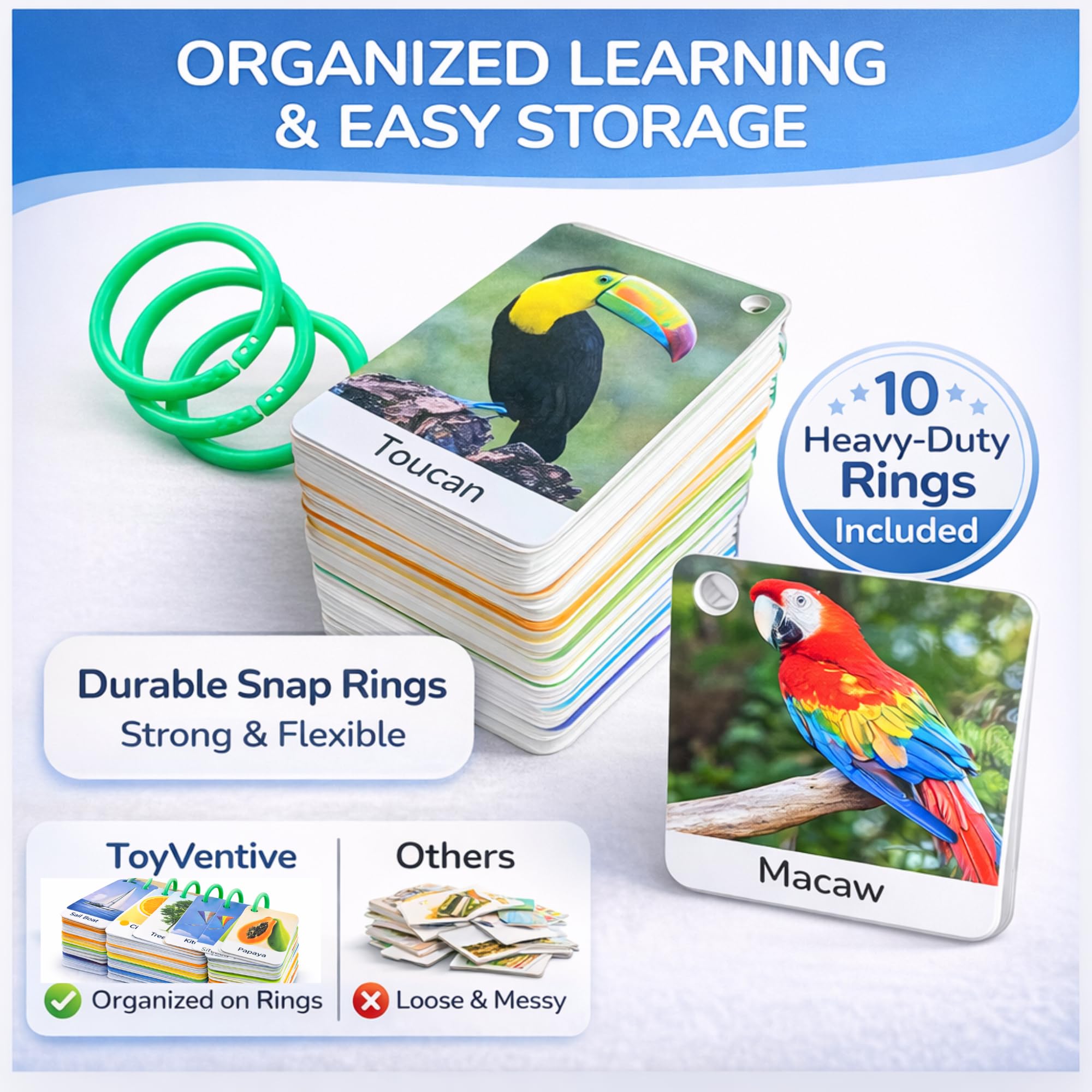 TOYVENTIVE Montessori-inspired cards blend play with preschool skills.