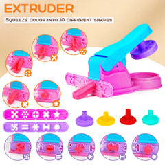 Toyze dough tool set bright animal molds spark storytelling and pretend play.