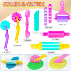 Toyze dough tool set dough extruder for patterns and textures.