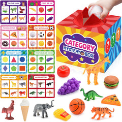 Toyze Montessori Sensory Toys 58-piece kit for hands-on sorting and early math exploration.