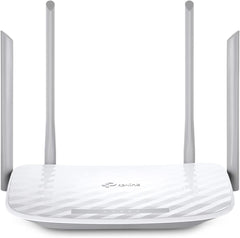TP-Link Archer A54 router front view for a clean home setup
