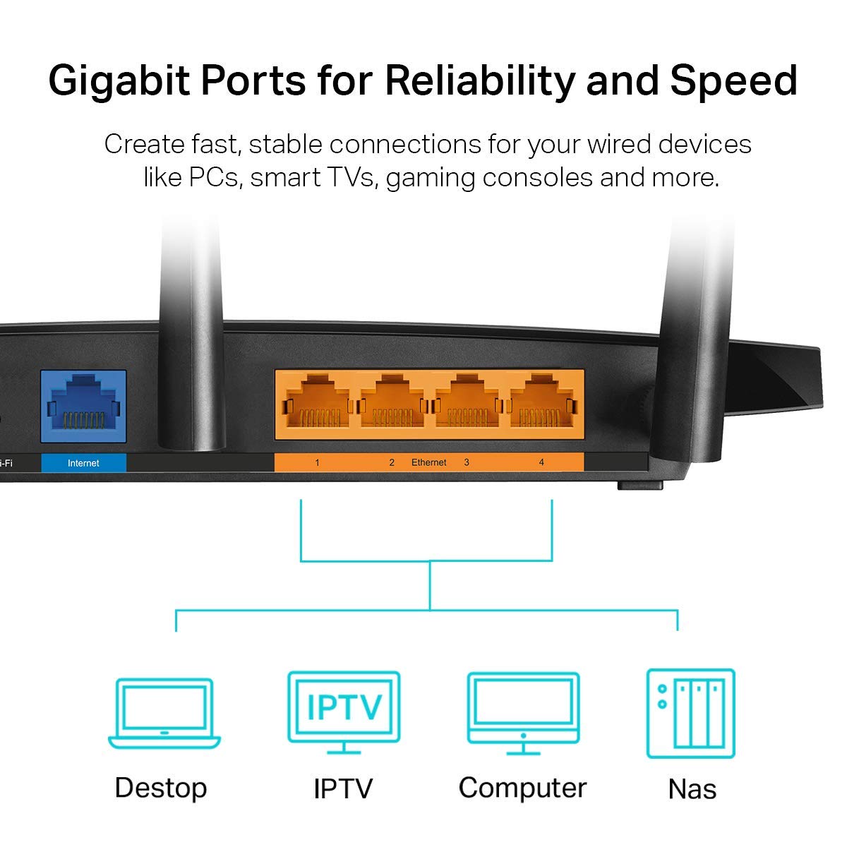 TP-Link Archer A8 guest WiFi feature keeps the main network secure.