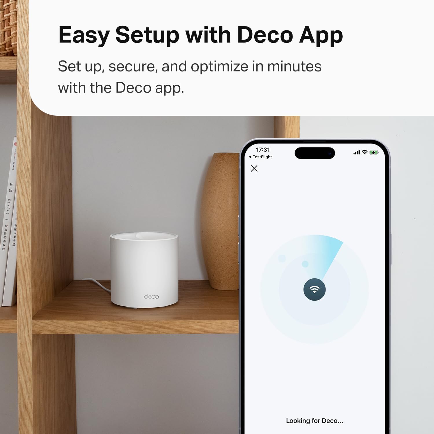 Voice assistant compatibility lets you control Deco with Alexa or Google