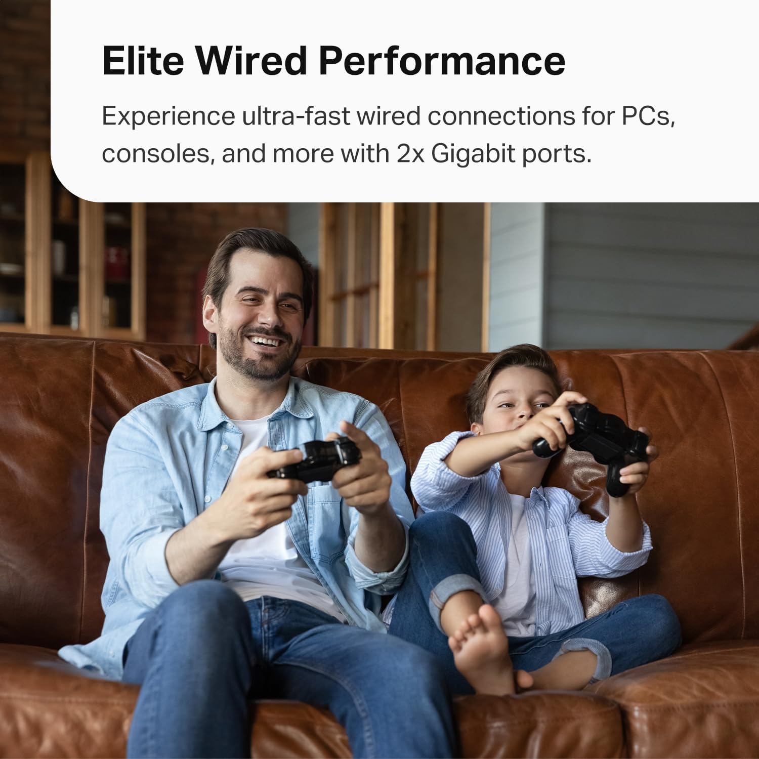 Ethernet backhaul ports on Deco X15 enable wired speeds