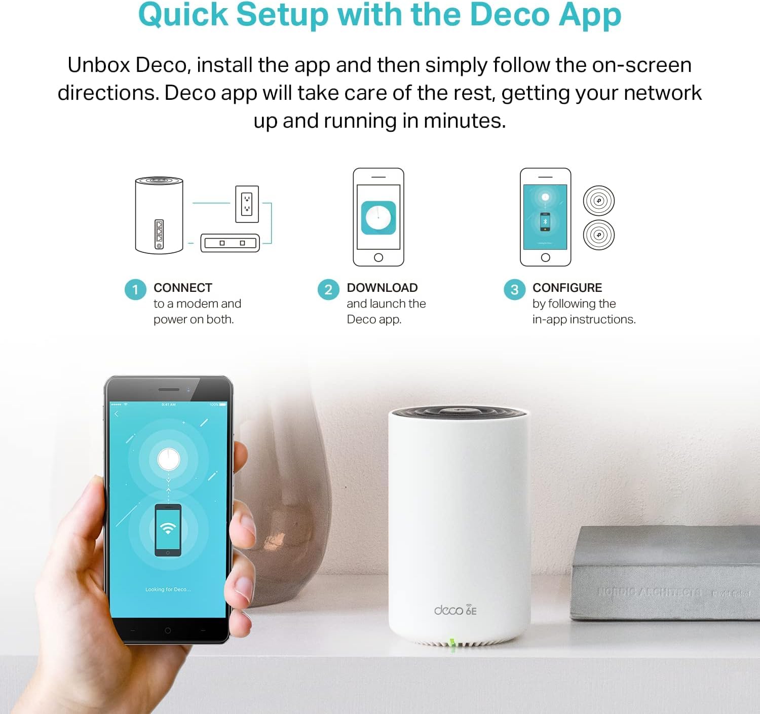 Works with major ISPs; modem may be required.