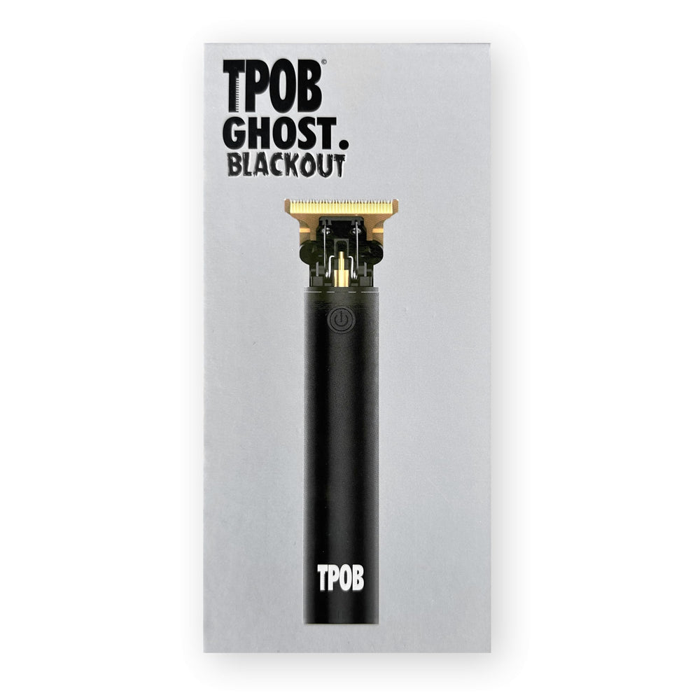 TPOB Ghost trimmer cordless rechargeable for hassle-free styling.
