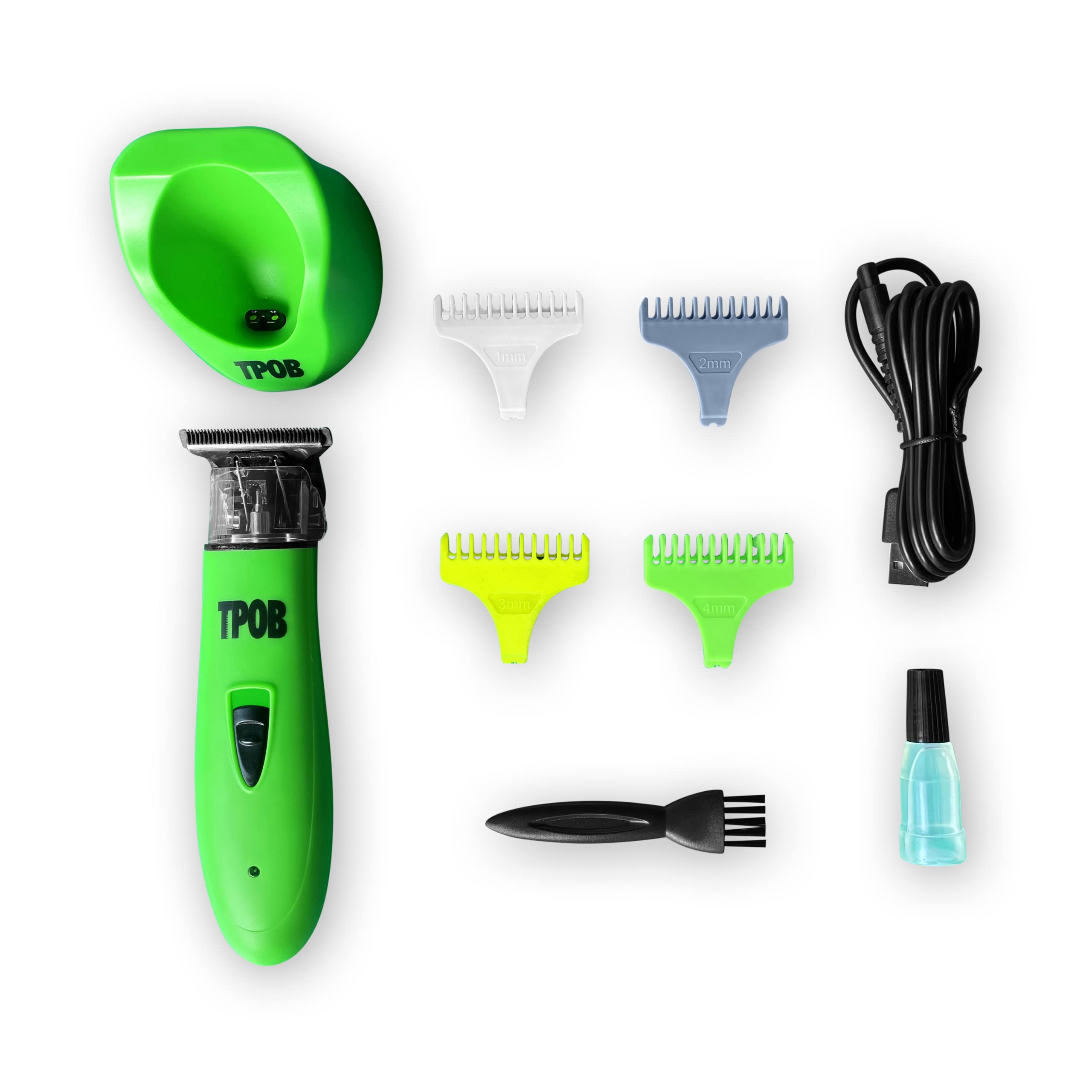 Ghost X trimmer with color coded guards helps choose precise lengths