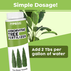 TPS NUTRIENTS Arborvitae root development shows stronger root systems with balanced feeding.