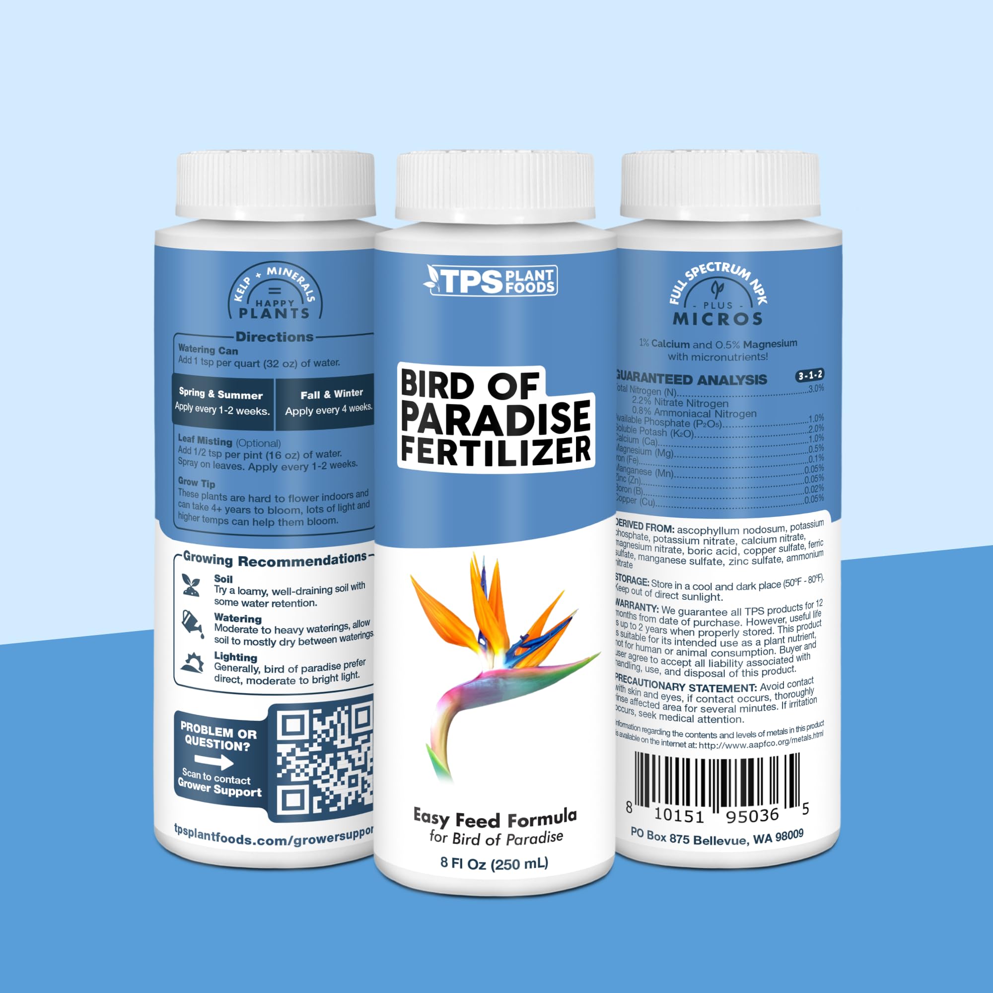 TPS NUTRIENTS Bird of Paradise application routine demonstrates easy, effective feeding