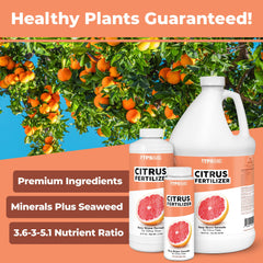 TPS NUTRIENTS Citrus Fertilizer ready-to-use formula promoting vibrant leaves.