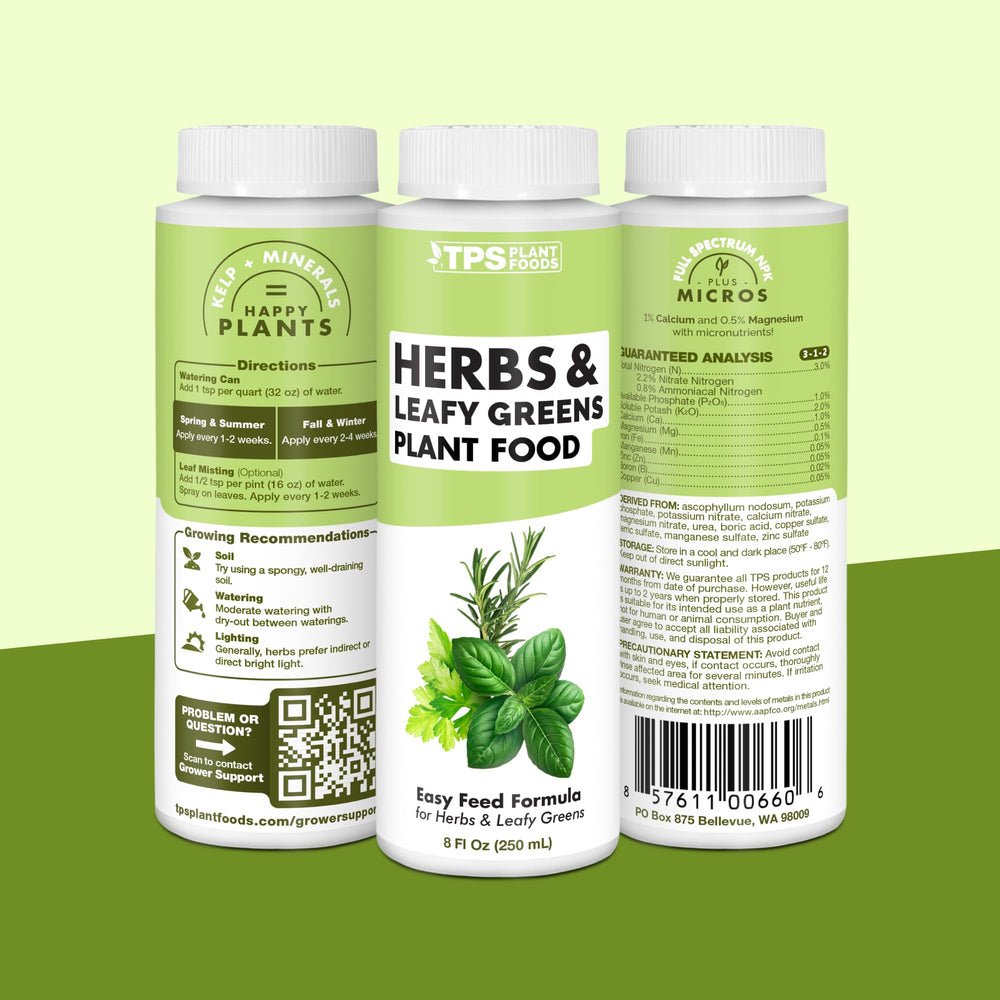 TPS NUTRIENTS made-in-usa formula reflects quality and reliable herb care.
