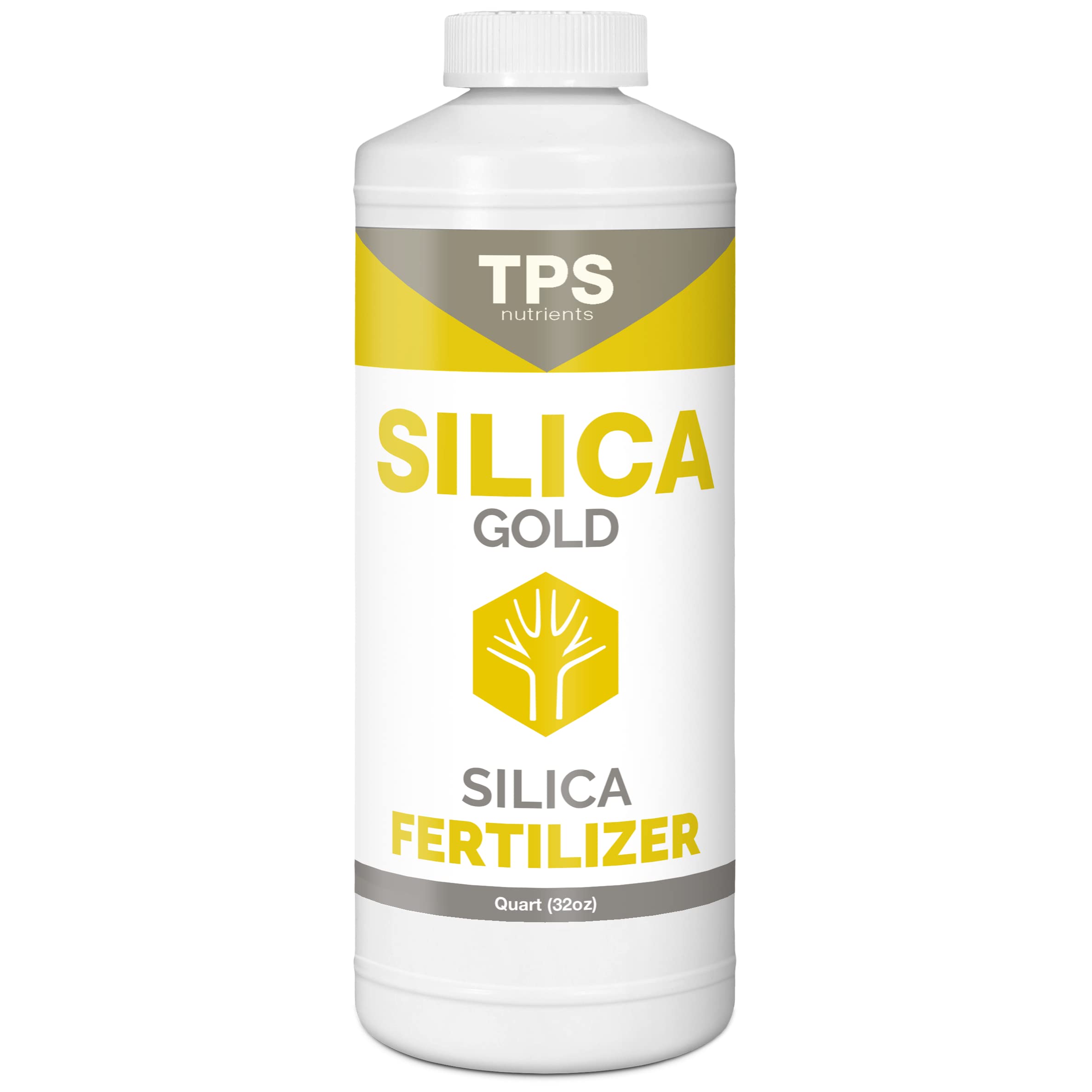 TPS NUTRIENTS Silica Gold bottle front emphasizes silica support for stronger stems.