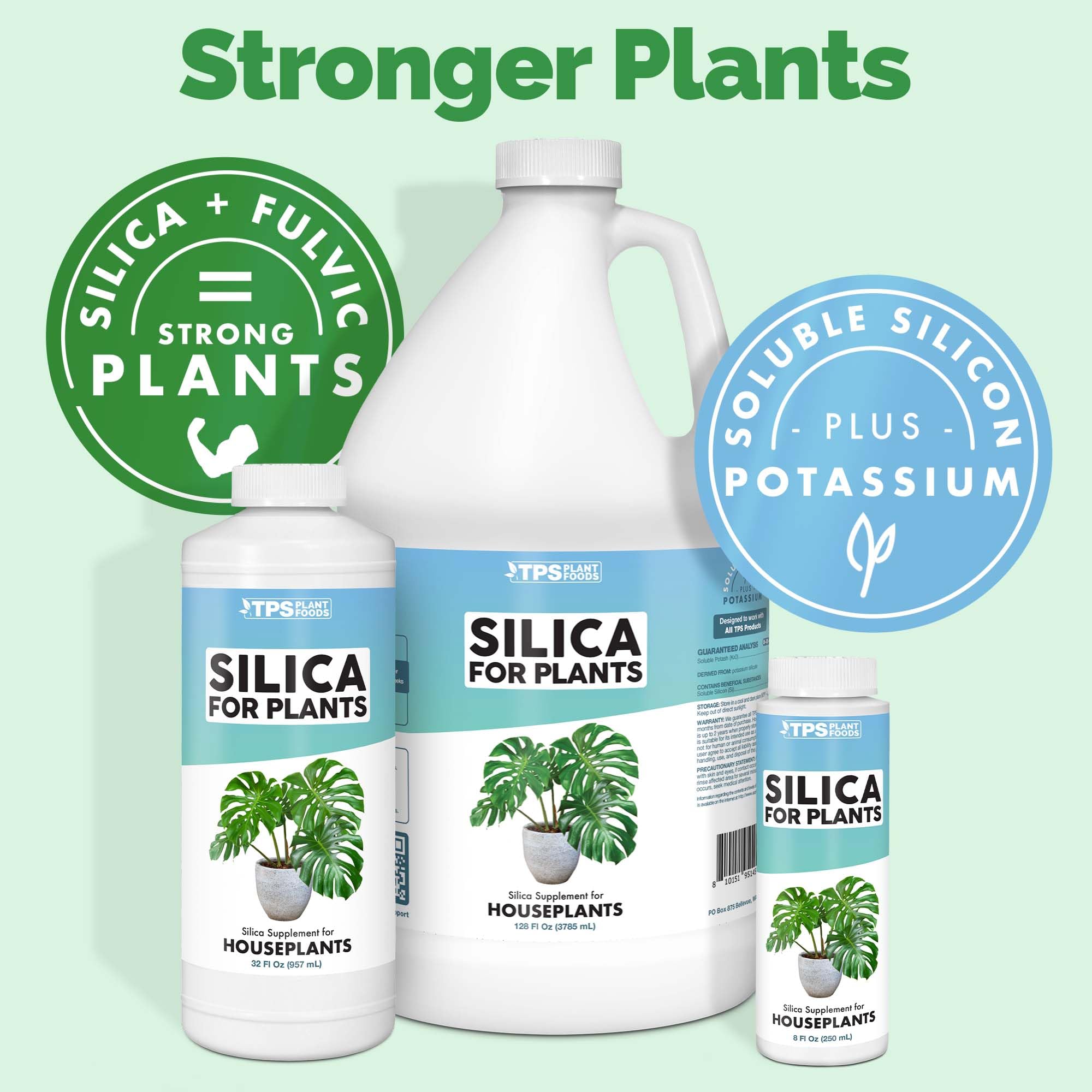TPS NUTRIENTS Silica for Plants strong-stems focus promotes resilient growth.