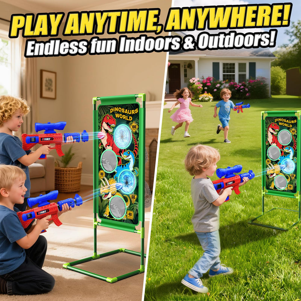 Tqeieu dinosaur toy assembly and use for easy setup