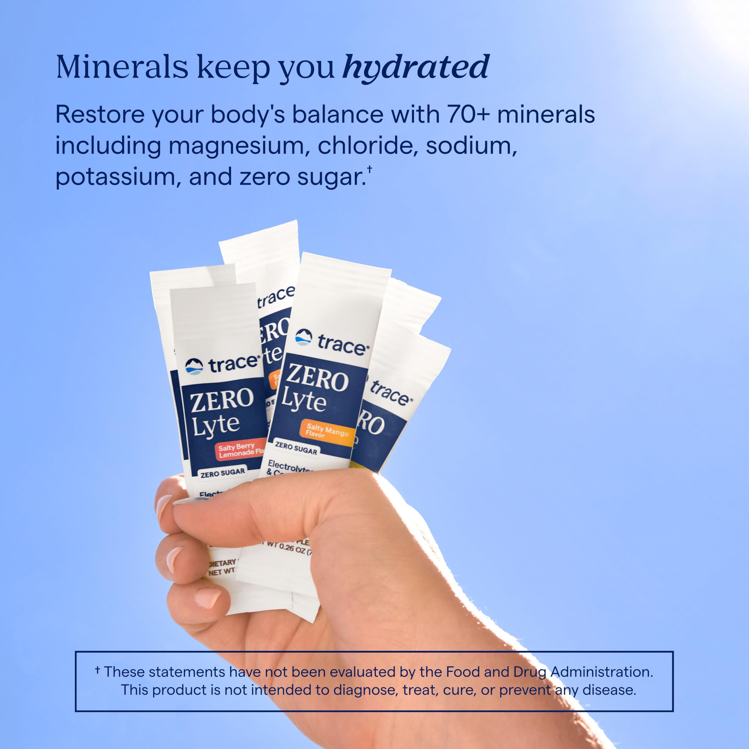 Trace Minerals Zerolyte unrefined sea-salt closeup emphasizing mineral richness.