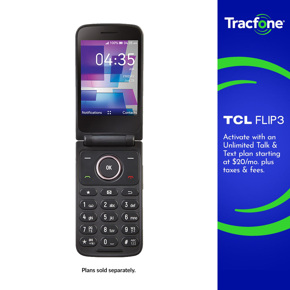 TCL FLIP 3 dual displays offer easy one-handed navigation and multitasking.