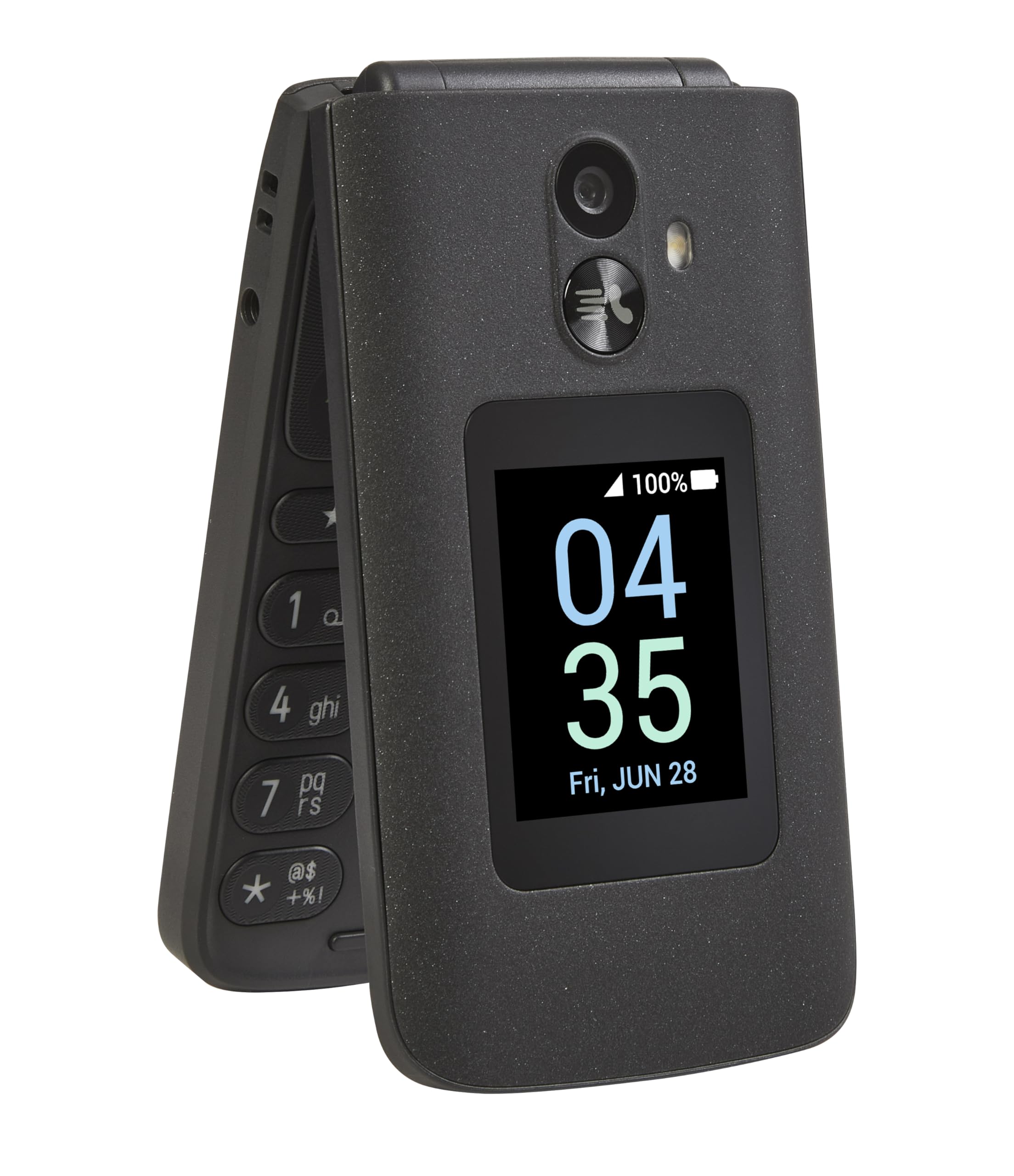 TCL FLIP 3 flip-action design provides compact, comfortable clamshell use.