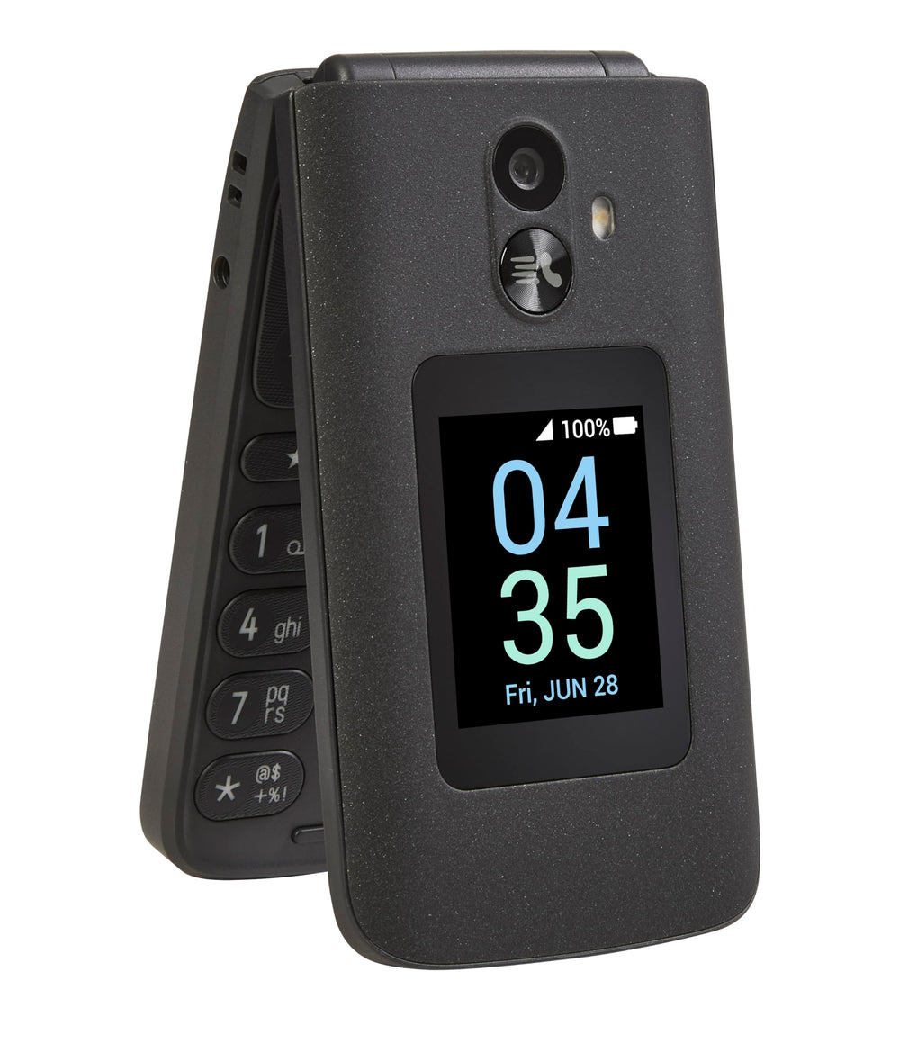 TCL FLIP 3 flip-action design provides compact, comfortable clamshell use.