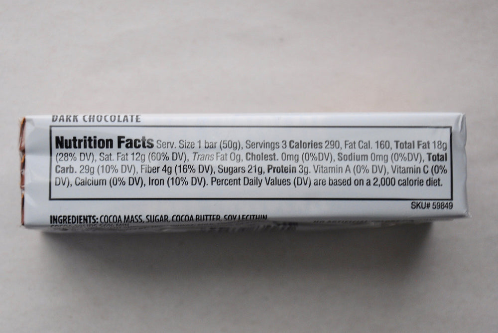 Trader Joe's Belgian dark chocolate bars gift packaging ready for holidays or occasions