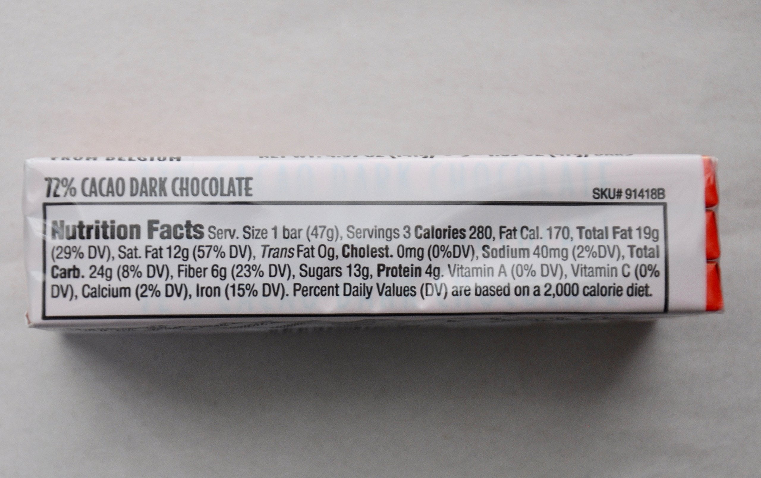 Trader Joe's Belgian dark chocolate bars variety pack foil wrappers easy to share at parties