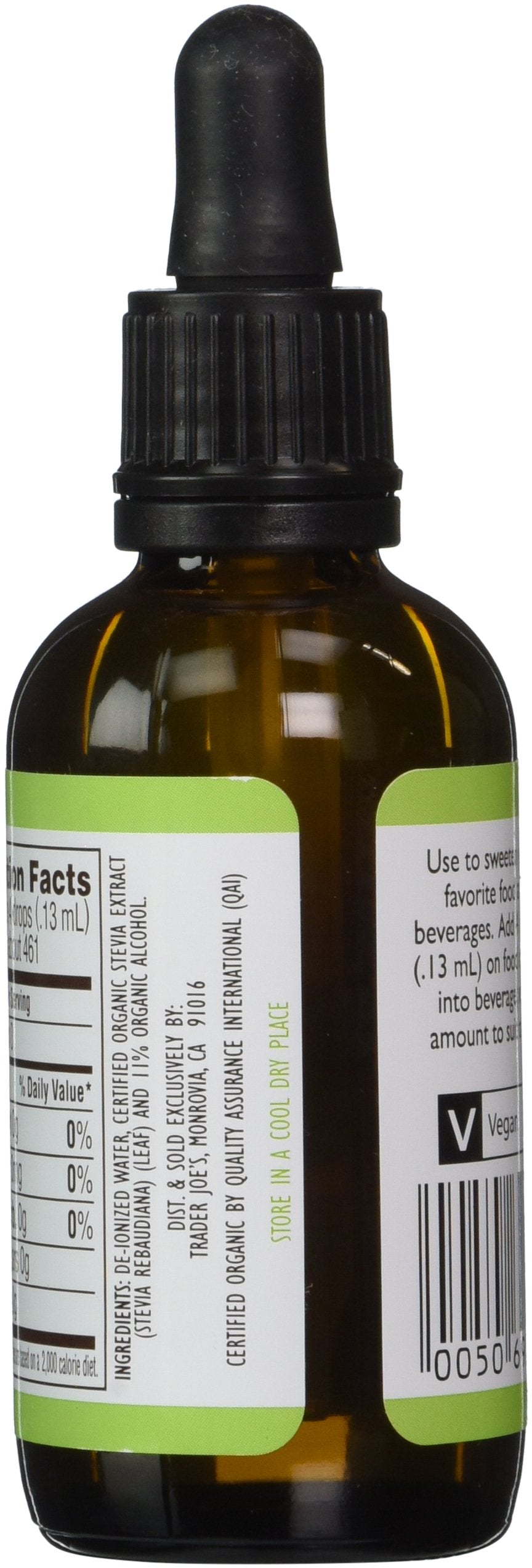 Tea with Trader Joe's Organic Liquid Stevia dissolving smoothly