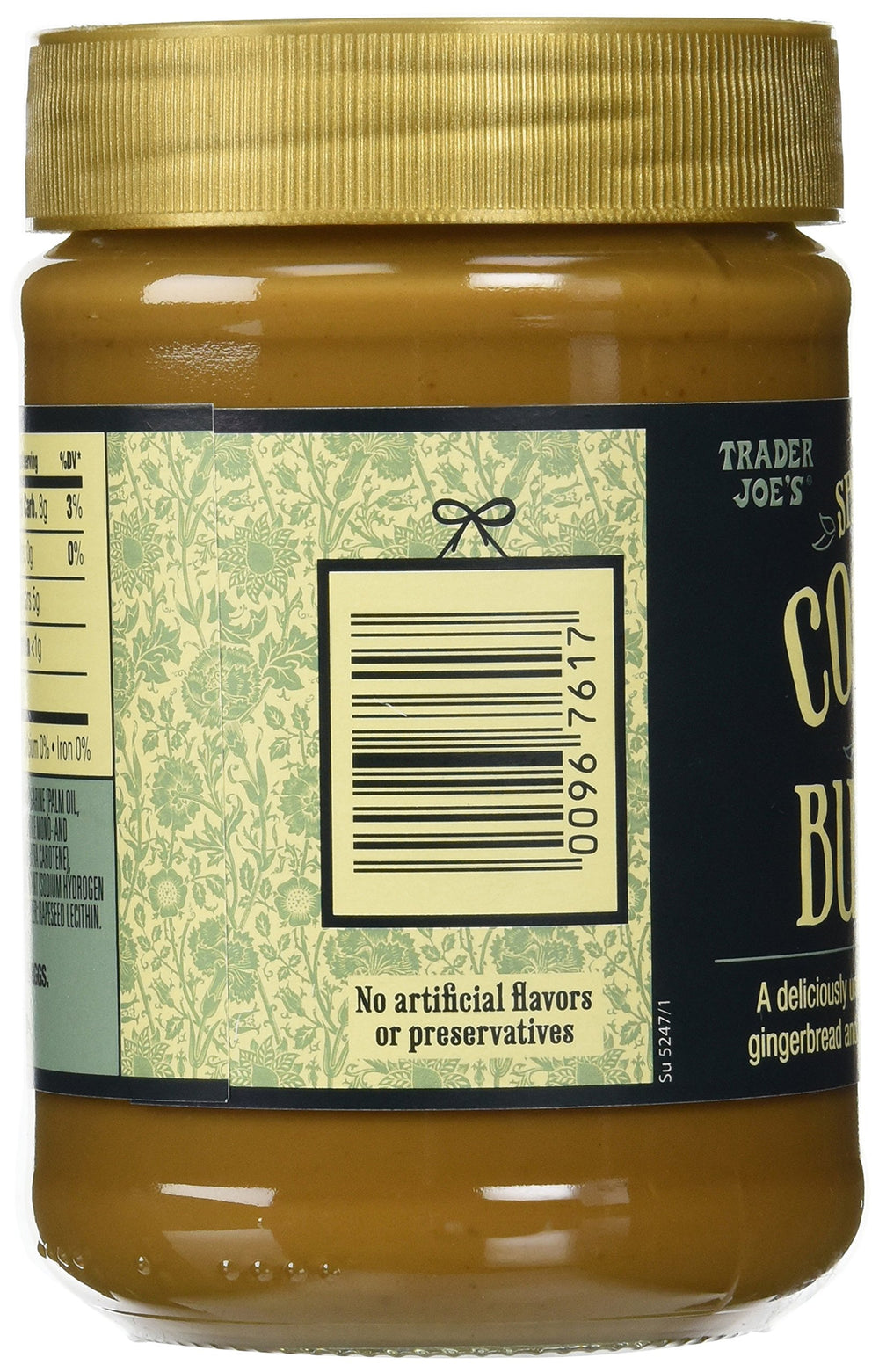 Trader Joe's Speculoos Cookie Butter as ice cream topping for a treat