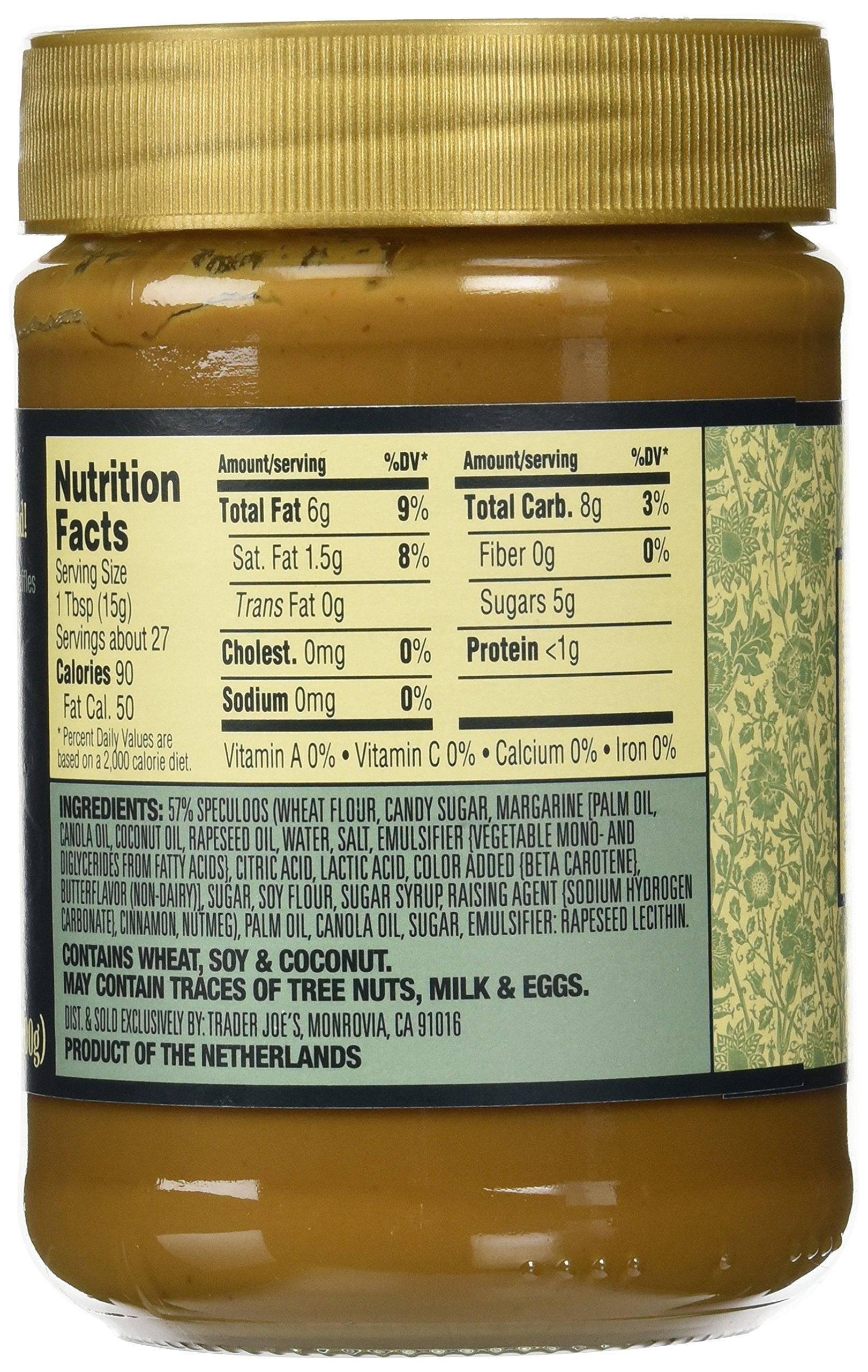 Trader Joe's Speculoos Cookie Butter scoop closeup ready for dipping fruit