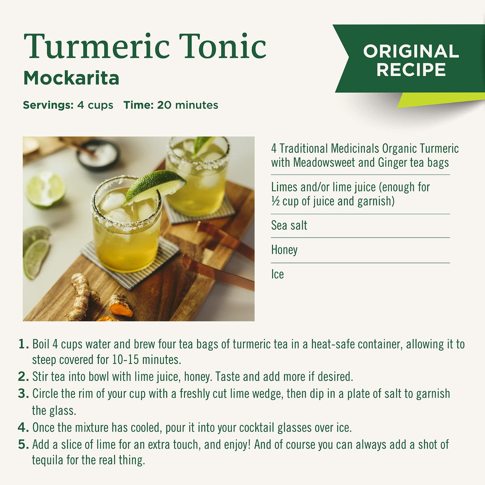 Traditional Medicinals aromatic tea invites restful breaks and mindful sipping.