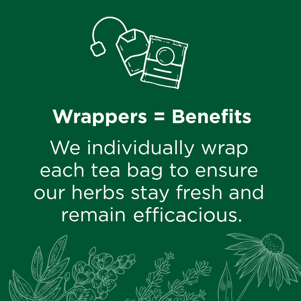 Traditional Medicinals Chamomile and Lavender package close-up for a relaxing evening ritual