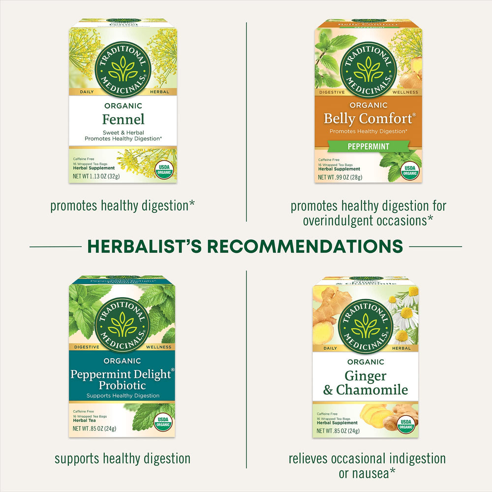 Traditional Medicinals compostable tea bags and packaging for eco-friendly choice