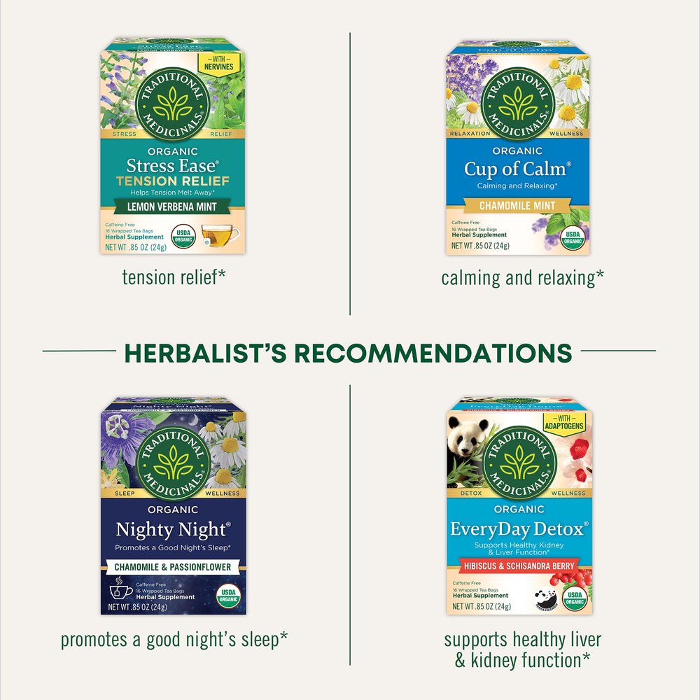 Traditional Medicinals Honeybush aroma delivers sunny, natural sweetness in every sip.