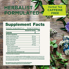 Traditional Medicinals Nighty Night packaging highlights organic, non-GMO credentials and eco-friendly packaging