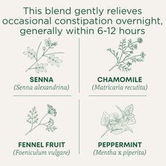 Traditional Medicinals Smooth Move packaging label highlights organic and compostable features