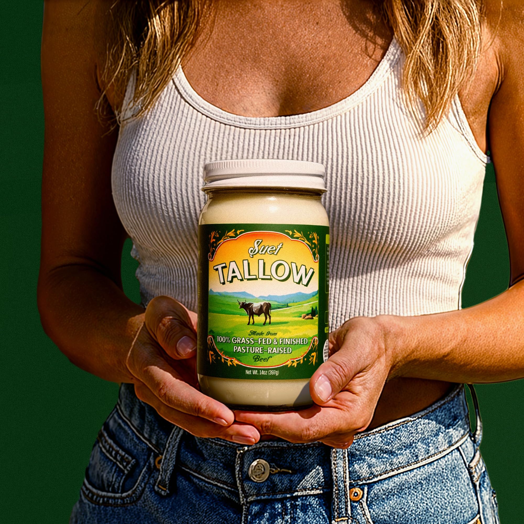 Traditional Nutrients Antibiotic- and hormone-free tallow enables clean cooking options.