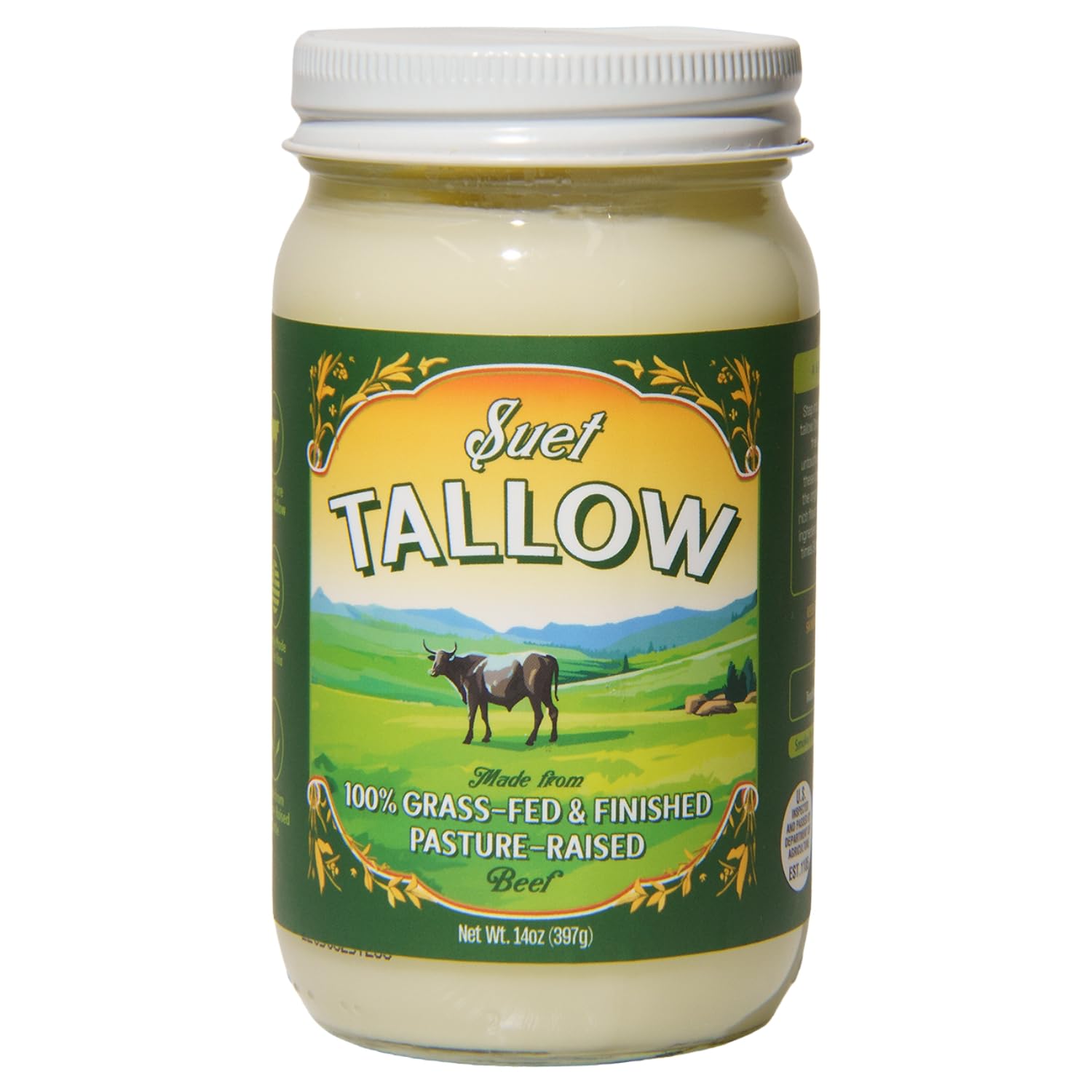 Traditional Nutrients Beef tallow perfect for roasting vegetables and frying at high heat.