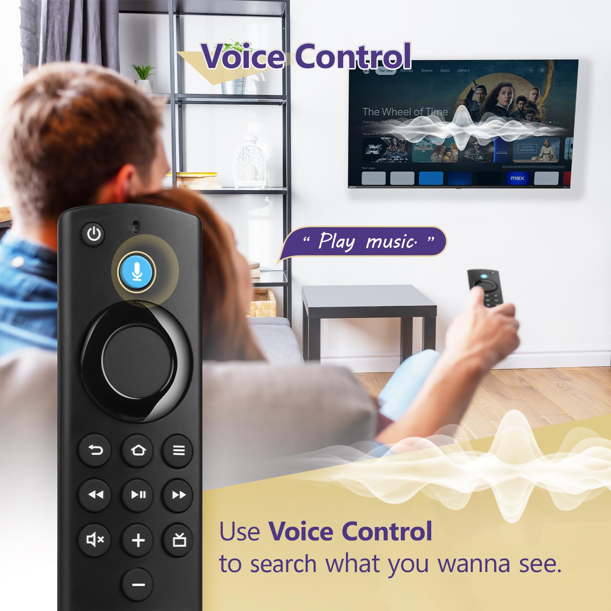Trado Voice Remote pairing steps image illustrating quick pairing with device.