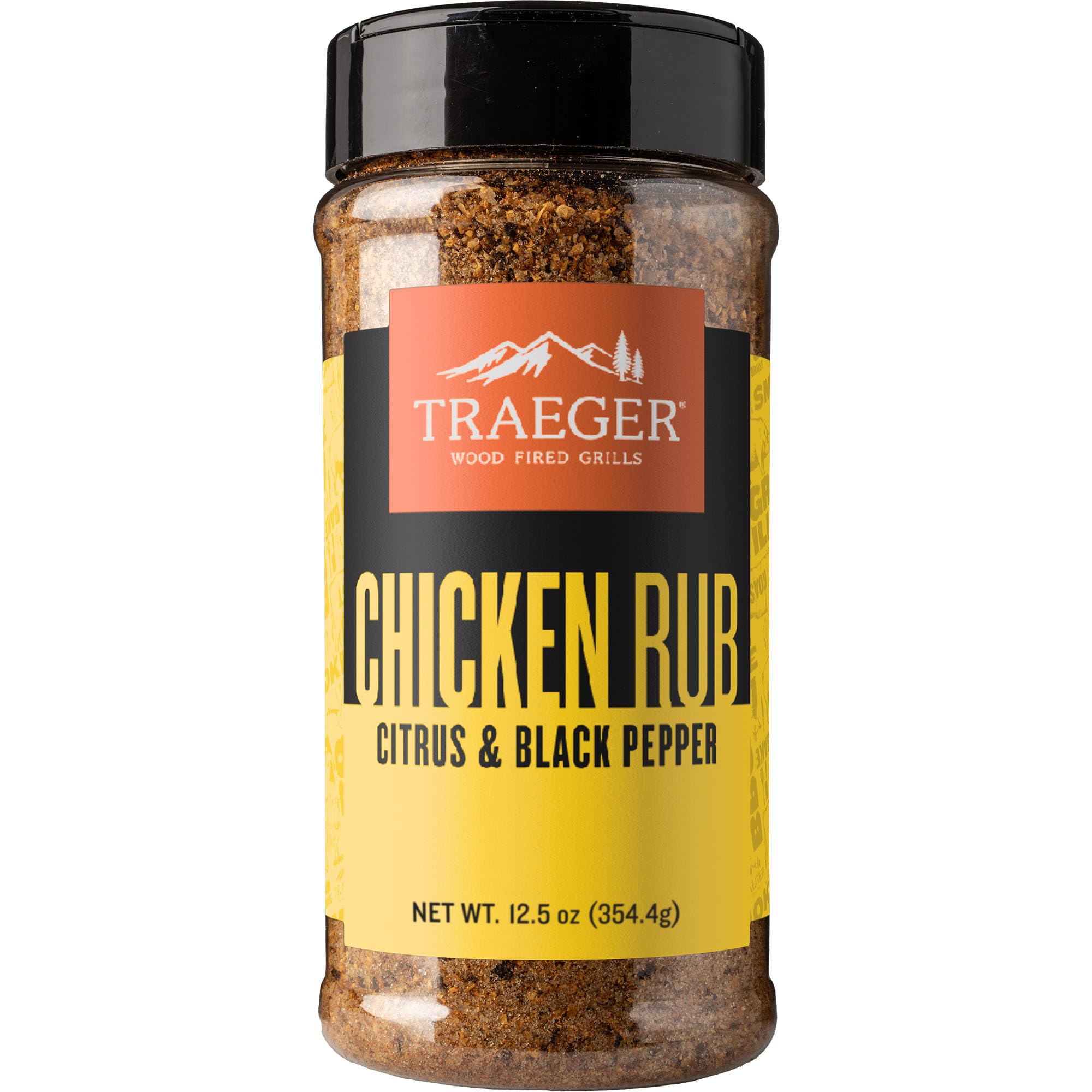 Traeger Chicken Rub citrus and black pepper jar ready to elevate poultry flavor