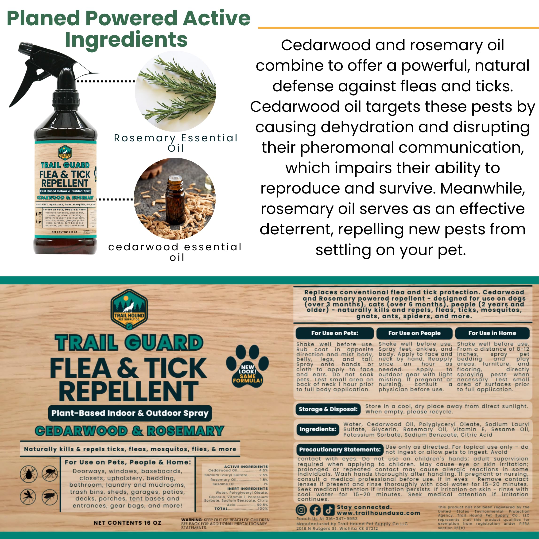 Family-friendly use with Trail Guard keeps homes safe for kids and pets.