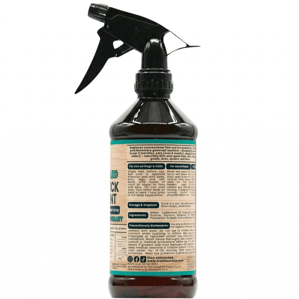 Non-toxic formula in Trail Guard, free from artificial dyes.