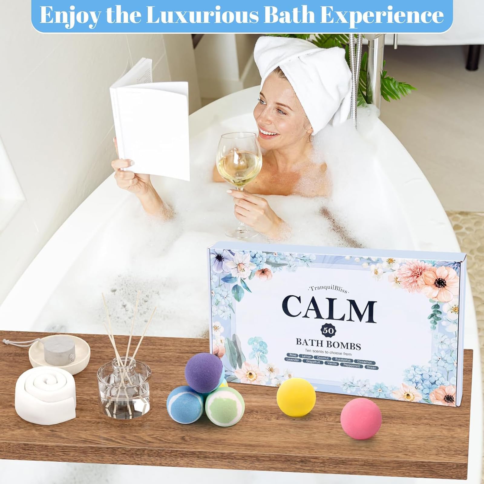 Gift-ready TranquilBliss set in decorative box, perfect for celebrations.