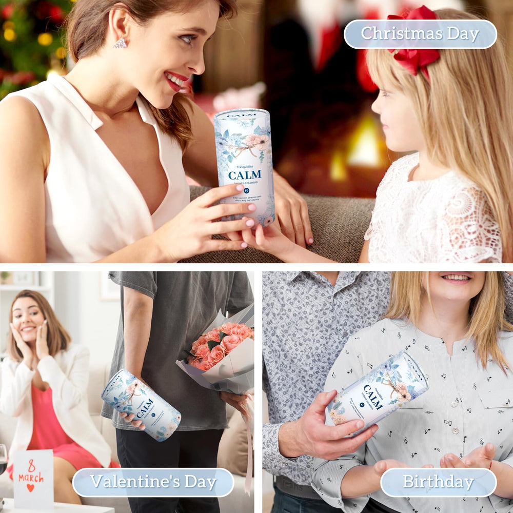 TranquilBliss branding on packaging signals calm, premium self-care